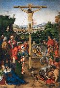 Andrea Solario The Crucifixion oil